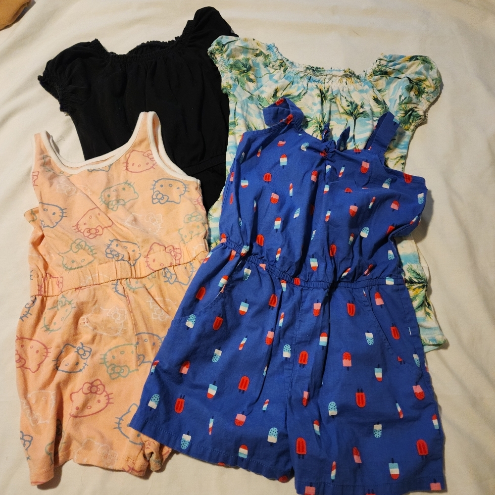 Girls Romper Set - Size Medium (8)